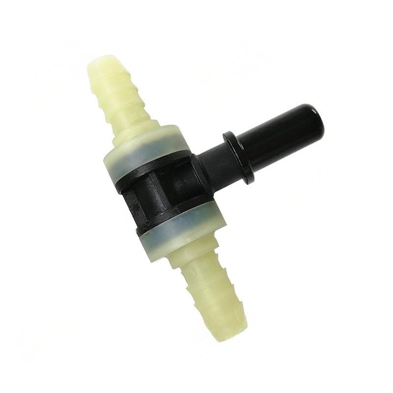 ID10 T type one way valve non return valve fuel line quick connector 11.8 male connector fuel pipe fittings auto fastner 1pc