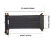 PCI Express 3.0/4.0 x16 на x16 Gen 4 GPU Двойной Обратный Кабель-удлинитель Видеокарты Карта-райзер Для ITX Позолоченный Разъем
