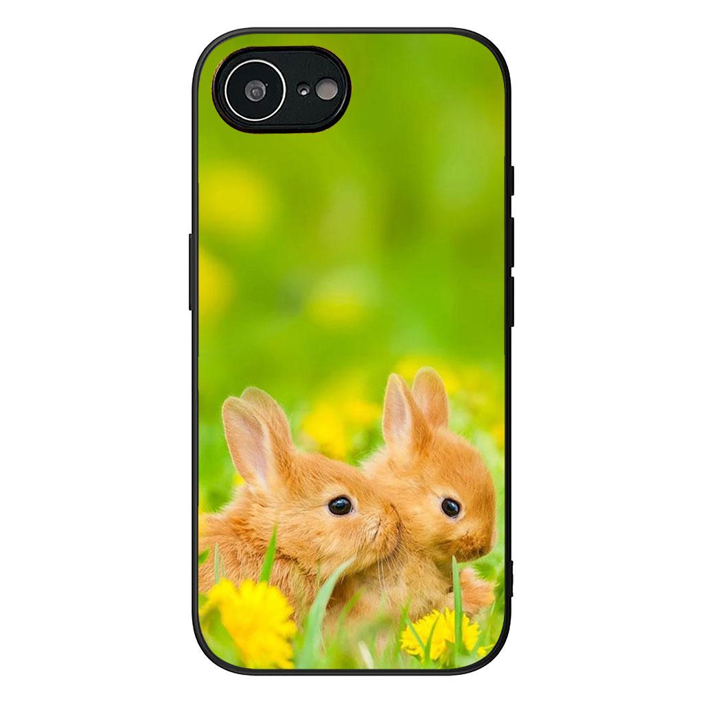 Cover for Apple iPhone 16 15 14 Plus 13 12 Mini 17 Pro Max + ProMax 16E Air Phone Case Rabbit Wild Boar Pig