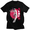 Anime Ghost Soldier Ghost In The Shell T-Shirts Men's Cotton Short Sleeve Tee Shirt Manga Kusanagi Motoko Oversized T Shirt Tops