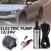 Dual Voltage Electric Oil and Water Submersible Pump - 12V/24V Diesel Transfer Pump