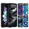 Чехол для телефона с мультяшным принтом для Samsung Galaxy Z Flip 3 4 5, складной чехол для Samsung Z Flip3 Flip4 Flip5, жесткий чехол для ПК