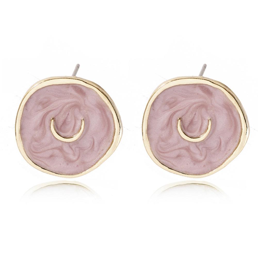 Versatile Heart Geometric Moon Star Earrings For Women In Colors Multiple