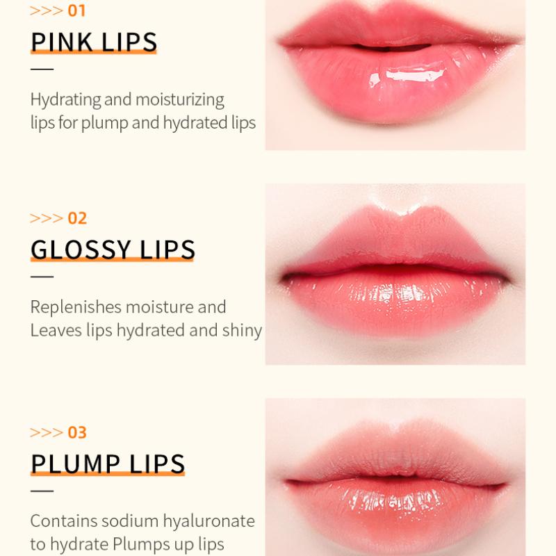 Маска для губ 8 г SADOER Collagen Plant Lip Mask Fading Lip Pattern Pack