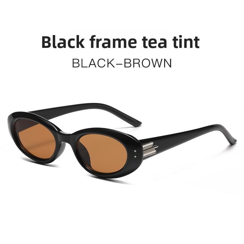 Elegant Cat Eye Eyewear Women Uv380 Black Frame With Dark Lenses For Summer Outings