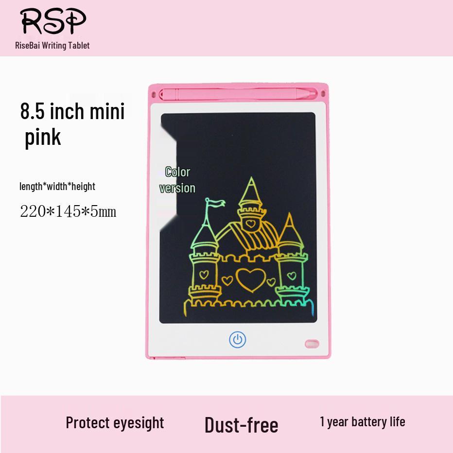 White LCD Drawing Board for Kids - 8.5", 10", 12" Educational Handwriting & Art Toy