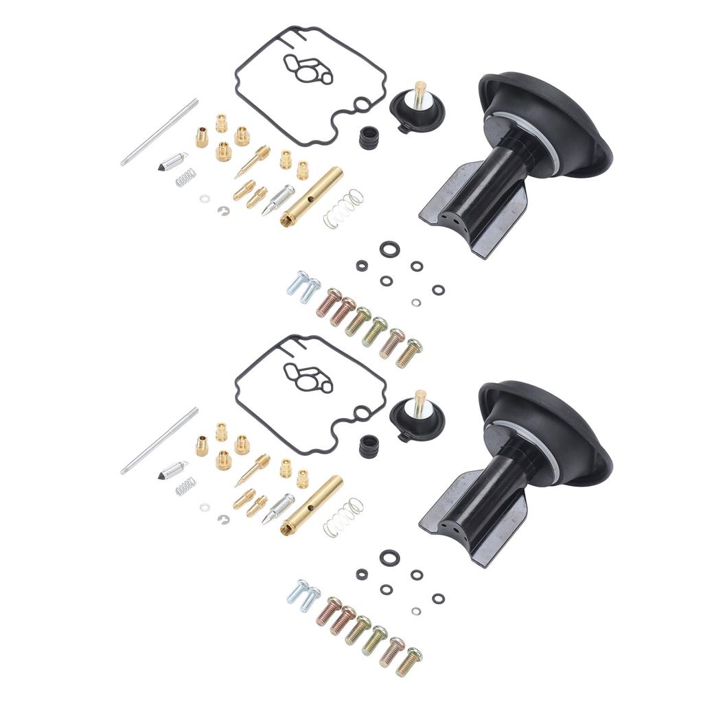 72 Pieces Carburetor Repair Kit with Plunger Diaphragm Gasket O Ring Float Valve Needle for TDM850 XTZ750 Motorcycle