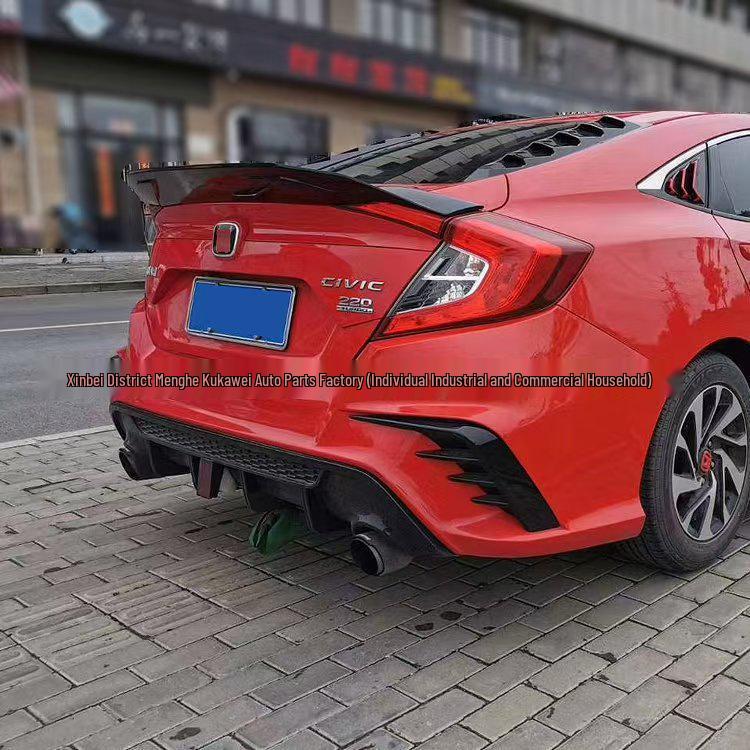 Задний спойлер с высокой прижимной силой для Civic 11-го поколения 2022-2024 гг.