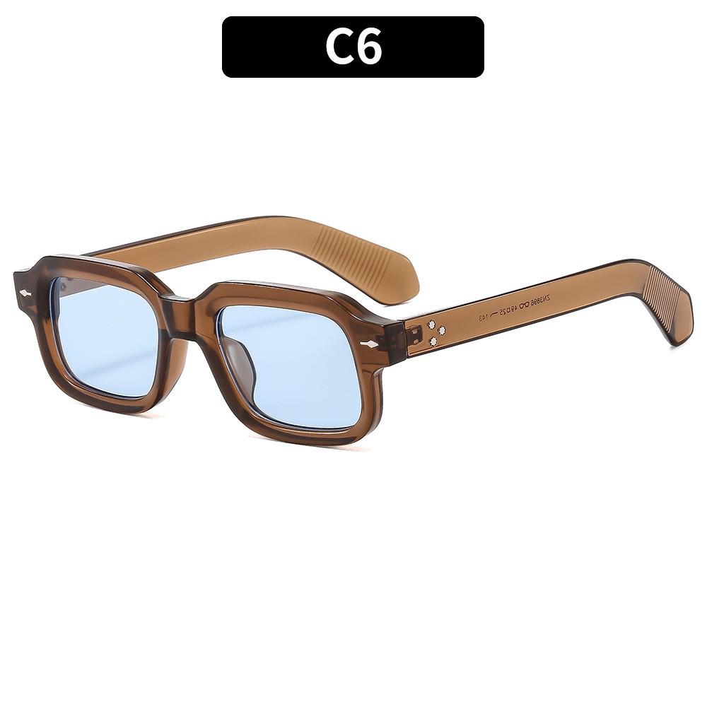 Трендовые ретро квадратные солнцезащитные очки «Стрелка» - Унисекс серые