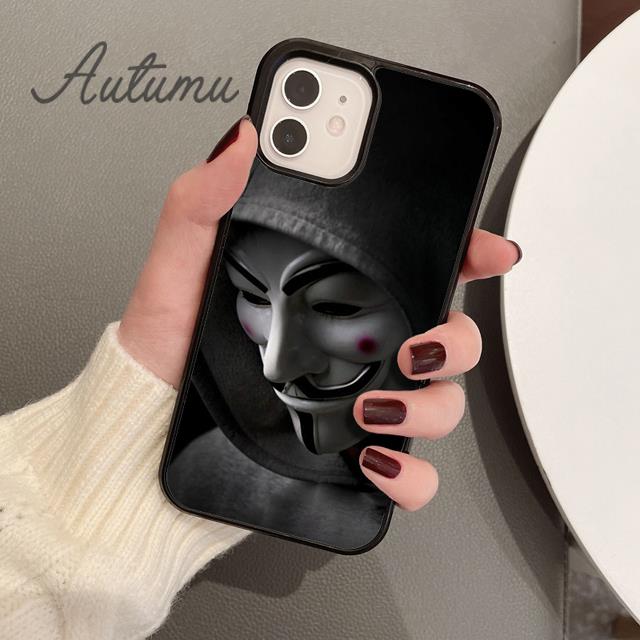 Чехол для телефона Hacker Anonymous для iPhone 11 12 13 14 Pro Max mini XR XS SE 2020 7 8 Plus Samsung Galaxy S21 S22, чехол
