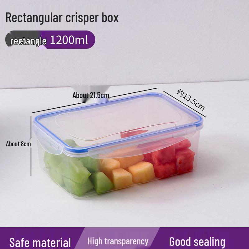 Многофункциональный герметичный пластиковый контейнер для хранения продуктов и ланч-бокс, пригодный для использования в микроволновой печи