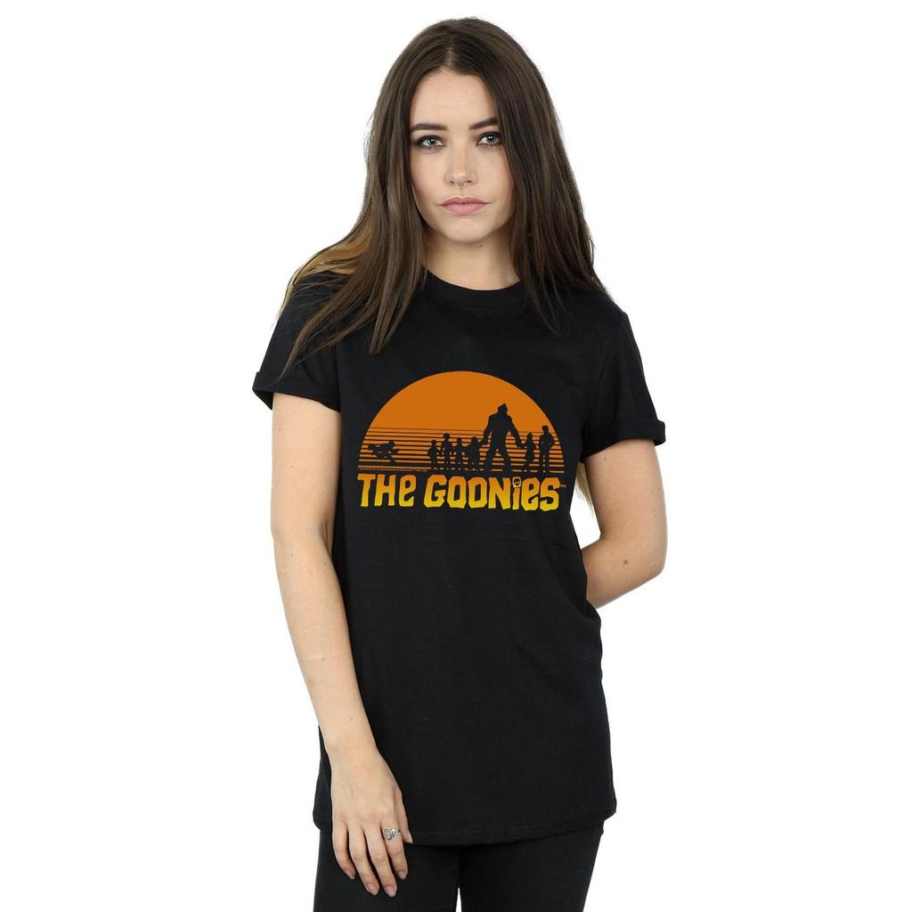 The Goonies Womens/Ladies Sunset Group Cotton Boyfriend T-Shirt