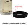 1Pc Diameter 11 CM Silicone Round Cup Base Non Skid Water Bottle Mug Sleeve Thermos Case Anti Slip Wear Resistant Odorless