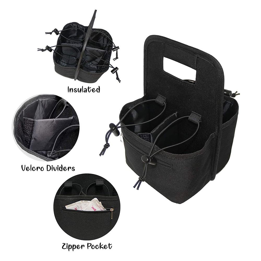 Portable Beverages Tote Bag Organizer Drink Handbag Accessories Coffee Cup Holder