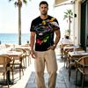 Men's T-Shirt, Trendy Vinyl Record Series, Comfortable Polyester Fabric, Fashionable & Unique Design, Ideal for Casual Gatherings & Daily Wear