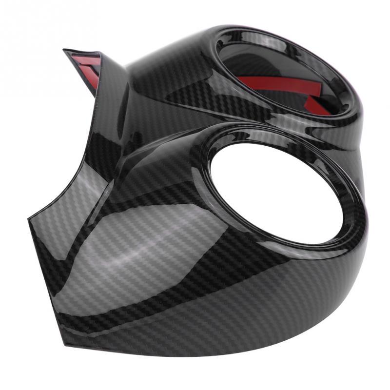 Для Alfa Romeo Stelvio 2017 2018 карбоновый салон автомобиля задний ряд кондиционера выход отделка крышка рама автомобиля