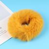 Scrunchies Fur Hair Ties Fuzzy Fur Band Rope Wristband Ring Ponytail Holder Accessories for Women Girls Multi-colored