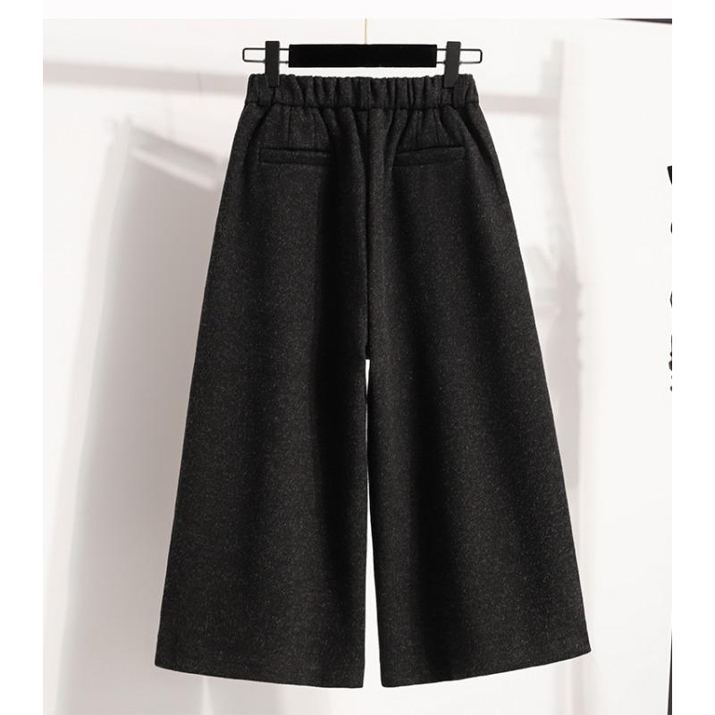 DIMANAF 2025 Осень Зима Женские Брюки Большого Размера Толстые Теплые Модные Женские Длинные Брюки Оверсайз Свободные Штаны