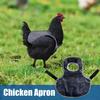 Chicken Saddle for Hens Waterproof Chicken Apron Back Protector with Adjustable Strap Hen Saddle Vest Jacket for Poultry Back Feather Protection