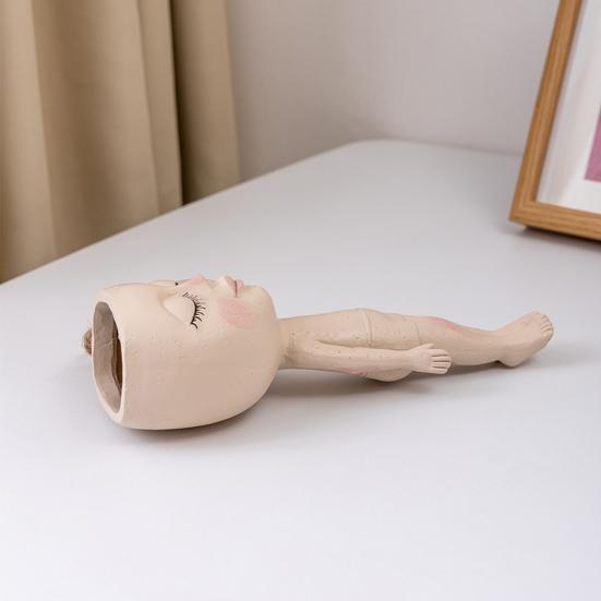 Цветочный контейнер-горшок, гимнастическая кукла, дизайн в скандинавском стиле с подвесными веревочными горшками, креативный сочный цветочный горшок, товары для дома