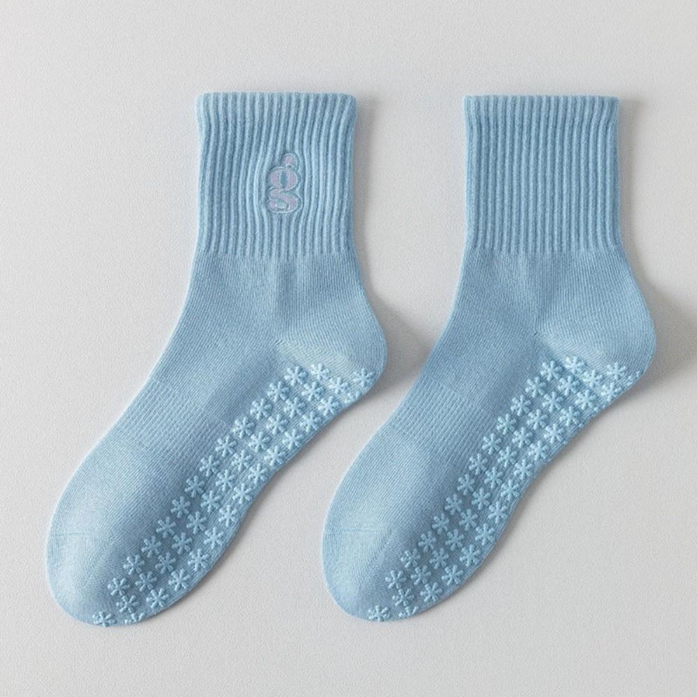 Cotton Pilates Socks for Women Breathable High-elastic Yoga Socks Sweat-absorbent Non-Slip Grip Floor Socks for Yoga Dance