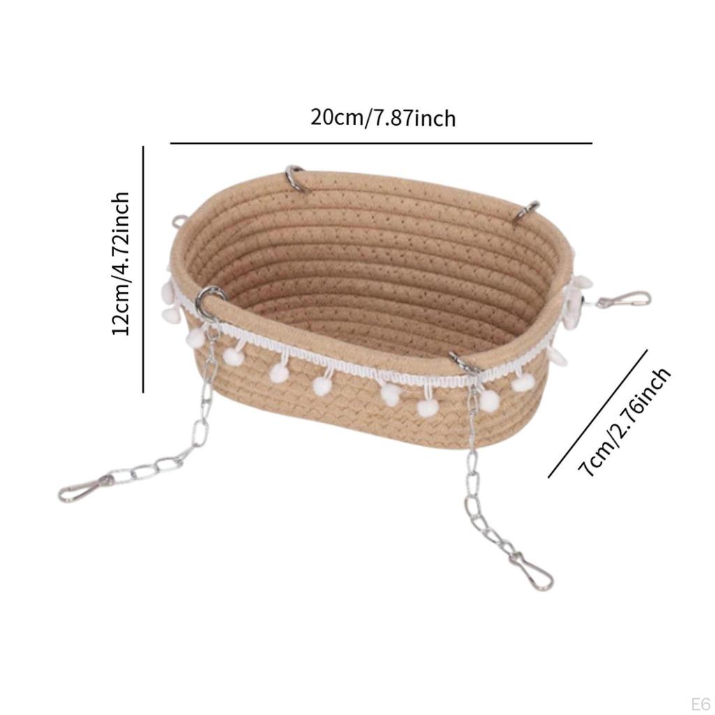 Гамак для шиншиллы, Подвесной домик для крыс, Кровать-корзина для питомца, Сахарный поссум