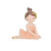 Ballet Girl Switch Sticker 3D Cute Fairy Girl Pattern Wall Stickers Resin Interior Ornament Wall Stickers Gift Nordic Home Decor
