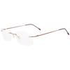 SHINU Titanium Rimless Glasses Men Prescription Glasses Progressive Multifocal Reading Glasses Titanium Myopia Single Vision MR8