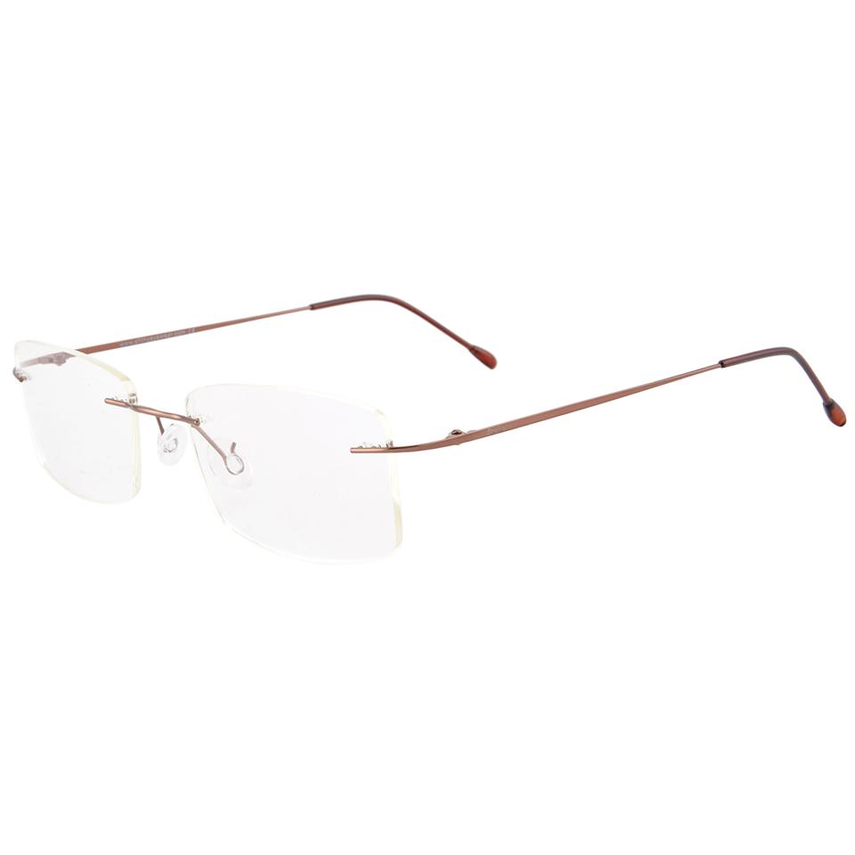 SHINU титановые очки без оправы мужские очки по рецепту прогрессивные мультифокальные очки для чтения титановые миопия однофокусные MR8