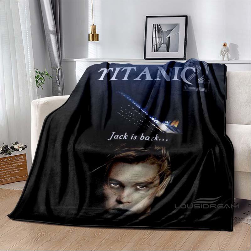 (Titanic) Flannel Blankets Are Suitable for Bedrooms, Living Rooms, Beds, Camping, Picnics, Offices, and Other Places.