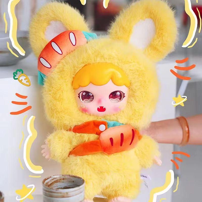 New Genuine Baby Three Little Sweet Tooth Animal Dessert Figure 400% Large Series Blind Box Cute Female Trendy Toy Gift Ornament