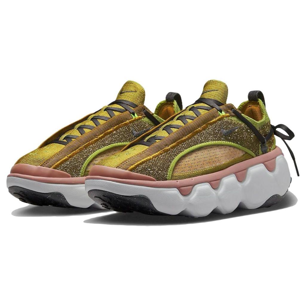 Nike Женские кроссовки Flyknit Bloom Bronzine Green Pear Dark-Smoke-Grey FD2149-300