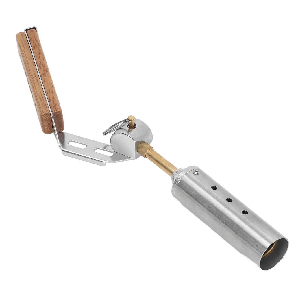 Огнемет Складной Высокой Мощности Уличный Фонарь Портативный Деревянная Ручка Хозяйственный Фонарь для Пикника Готовки