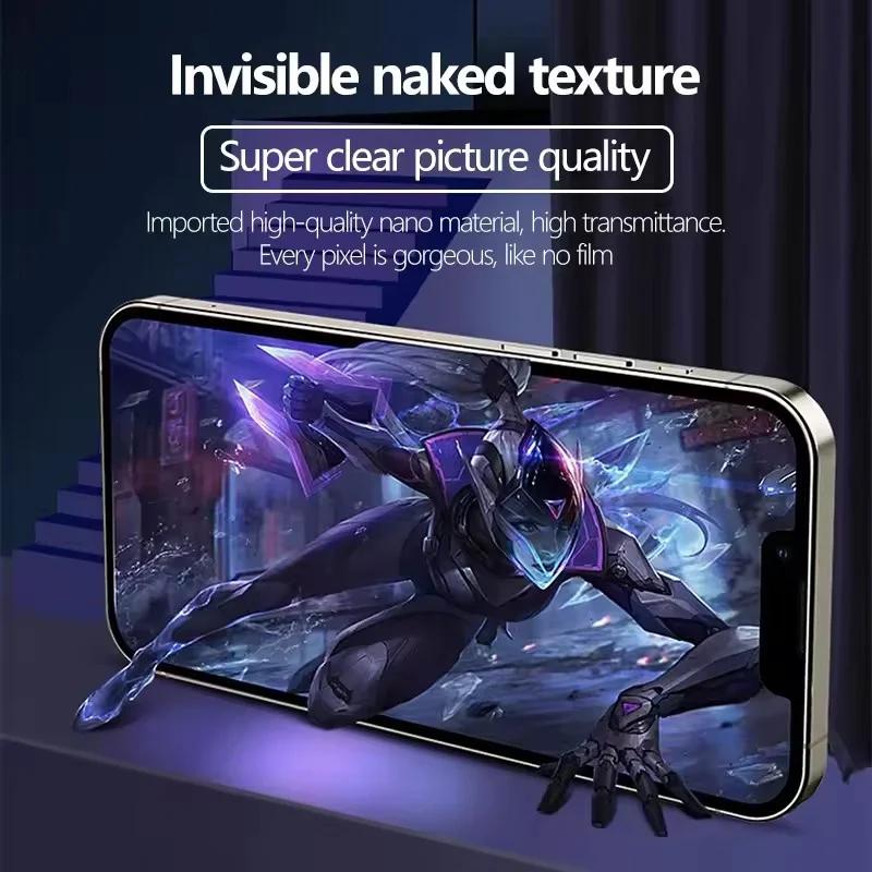 5 Pcs Hydrogel Film For iPhone 17 16 15 14 13 12 11 Pro Max Plus 12 13 Mini 8 7 Plus SE XR X XS XSM Full Cover Screen Protector