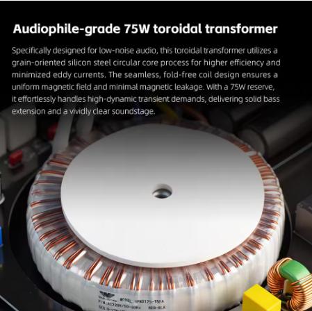 FiiO DARKSIDE PRO 12V/15V Low Noise Linear Power Supply K13 R2R Desktop Decoding Earamplifier Transformer