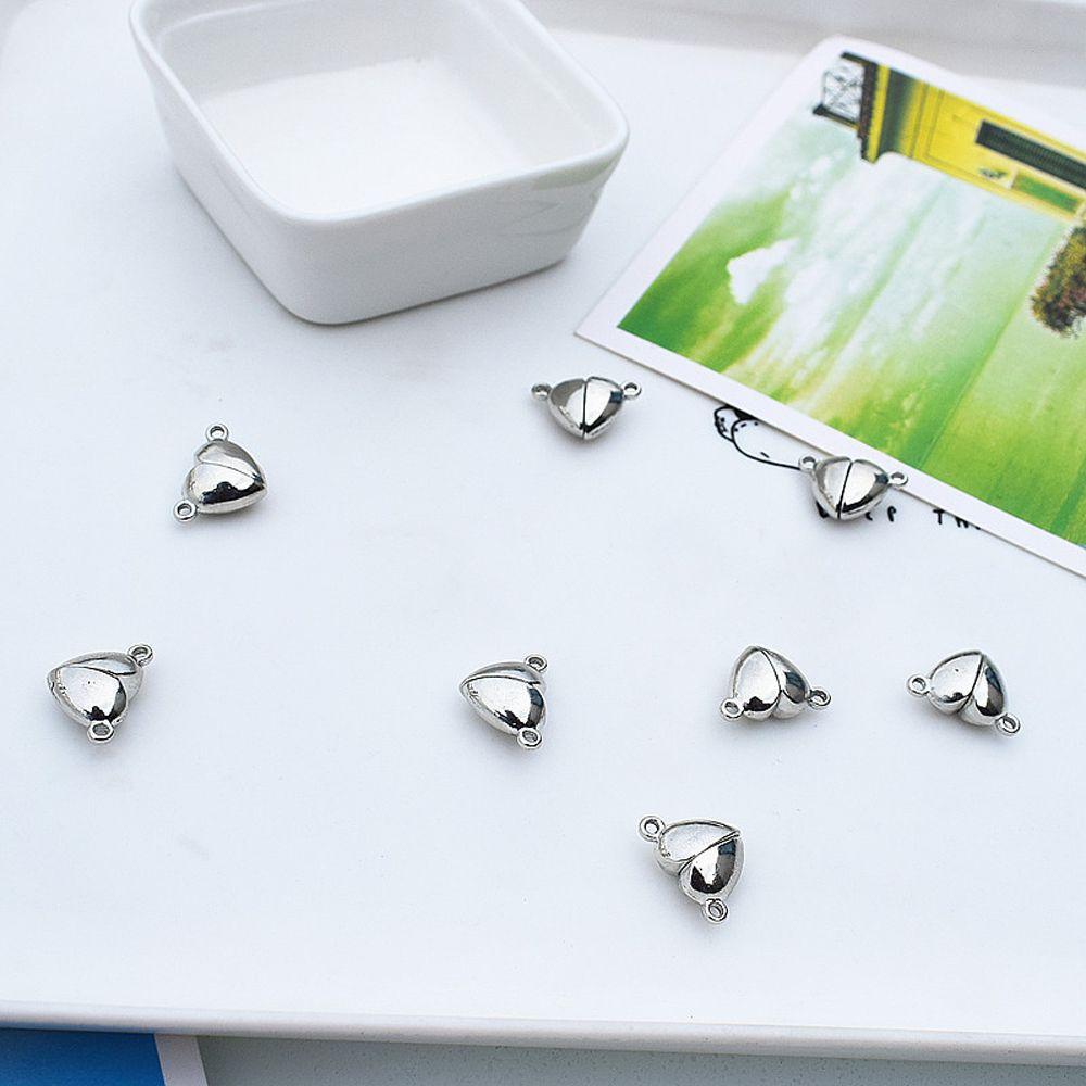 Buckle Korean Style Components Couple Jewelry Making Heart Magnet Charm DIY Jewelry Accessories