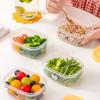 3PCS PE/PP Fruit Storage Containers 300ml Berry Keeper Containers  Fridge Organization