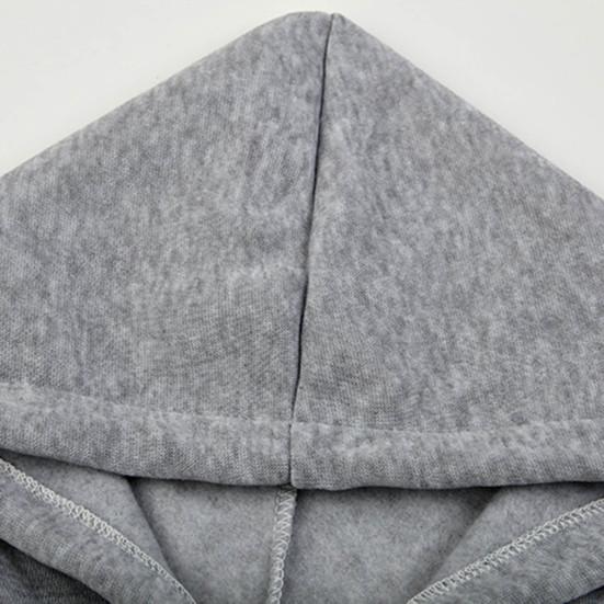 2 шт./компл. осенние брюки с капюшоном, комплект со свободной эластичной резинкой на талии, длинными рукавами, с капюшоном, однотонный, сохраняет тепло, толстый