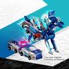2Pcs/Set Transformable Flying Dragon Toy Collision Deformation Mini Car Educational Transforming Mechanical