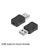 Адаптер USB-Micro-USB Mini-USB, двухсторонний преобразователь, поддержка зарядки, синхронизации данных, разъем 480 Мбит/с, двухсторонний адаптер F19E