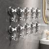 Wall Mount Hook Shower Hooks Home Decoration Clothes Hook Removable Suction Cup Hook  Household