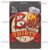 KALTEN BIER Metall Zeichen Vintage Plaque Alkohol Zinn Zeichen Platte Wand-dekor Für Bar Club Mann Cave Kunst Malerei  geschenk
