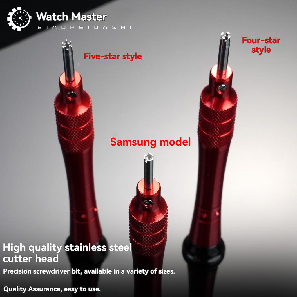 Инструмент для ремонта часов с 3 4 5 лапками для Richard Miller RM Ремешок для часов Корпус Отвертка Пятизвездочная и Четырехзвездочная 2,35 мм 2,5 мм 2,75 мм