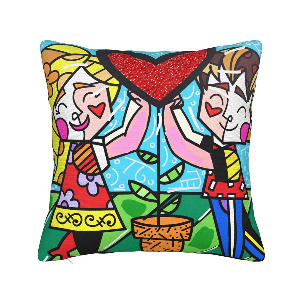 Pillow Case Brittos Art Rabbit Dog Heart Jesus Comfy Pillow Cover For Wedding Party Home Decor Vintage Pillowcases