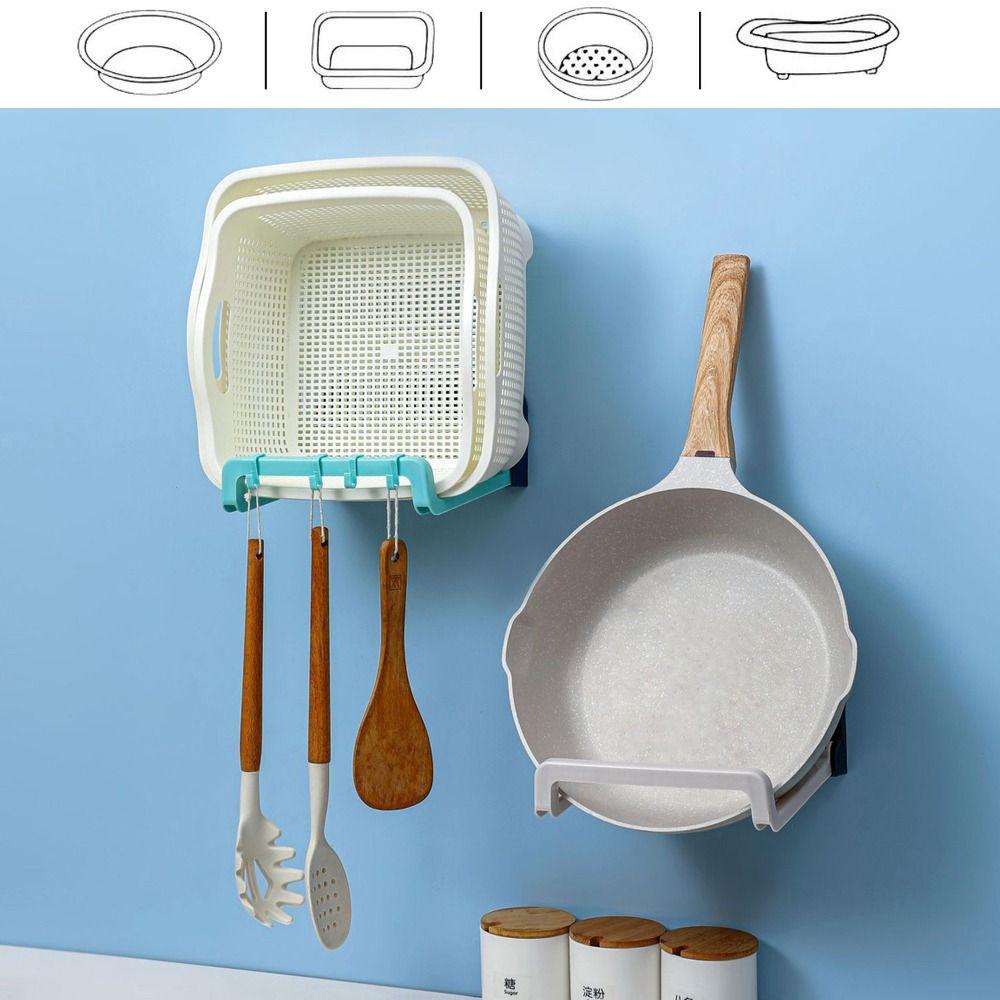 Wall Mounted Storage Rack Foldable Storage Shelf High Quality Storage Hook Bathroom