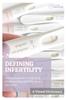 The Defining Infertility : A Visual Dictionary Book