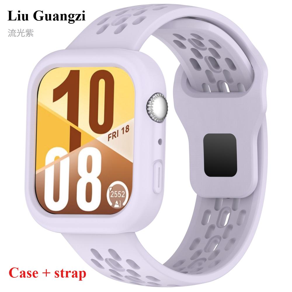 Спортивный силиконовый ремешок для Huawei Watch Fit 4/3 Дышащий Удобный Легко регулируемый Браслет для Huawei Watch Fit 4 Pro Correa