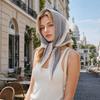 Solid Shawl Wrap Ramie Neckerchief New Headscarf  Hair Accessories