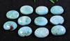 12X16MM натуральный ларимар пектолит овальный кабошон драгоценный камень россыпью 11 шт лот RQ-524