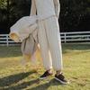 Winter Retro Women's High-Density Cotton Elastic Waist Loose Down Pants